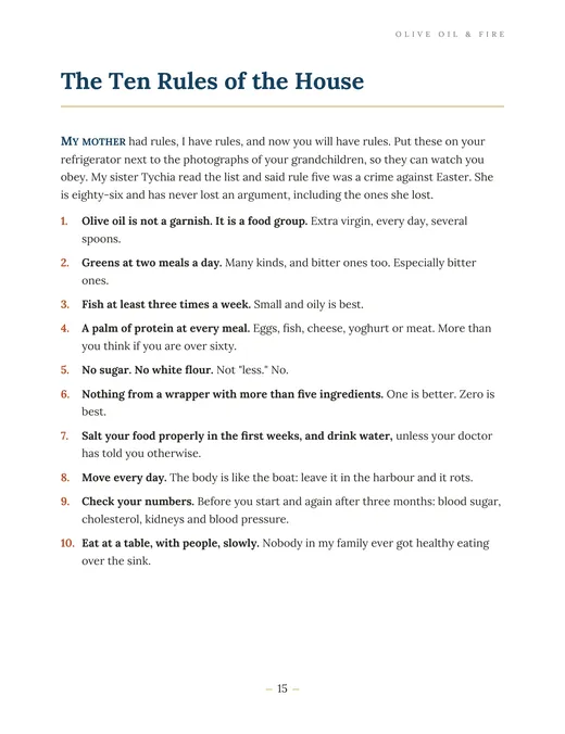 Page 15 of the book: The Ten Rules of the House.